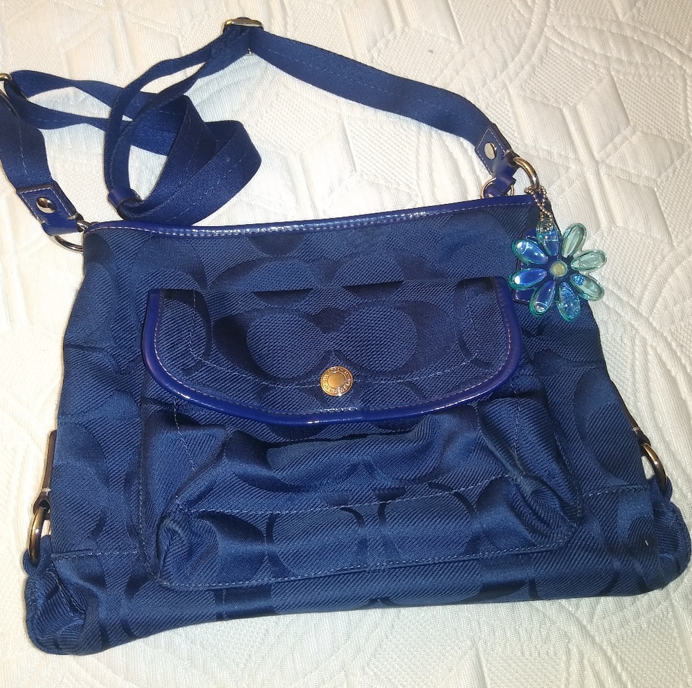 Coach purse, blue